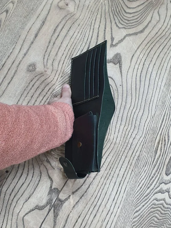 Deri PG-BC201 Bayan Cüzdan Sablonu