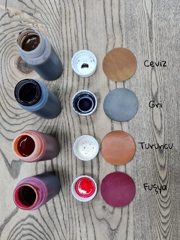 DERLY Color Su Bazlı Vejetal Deri Boyaları (250ml)