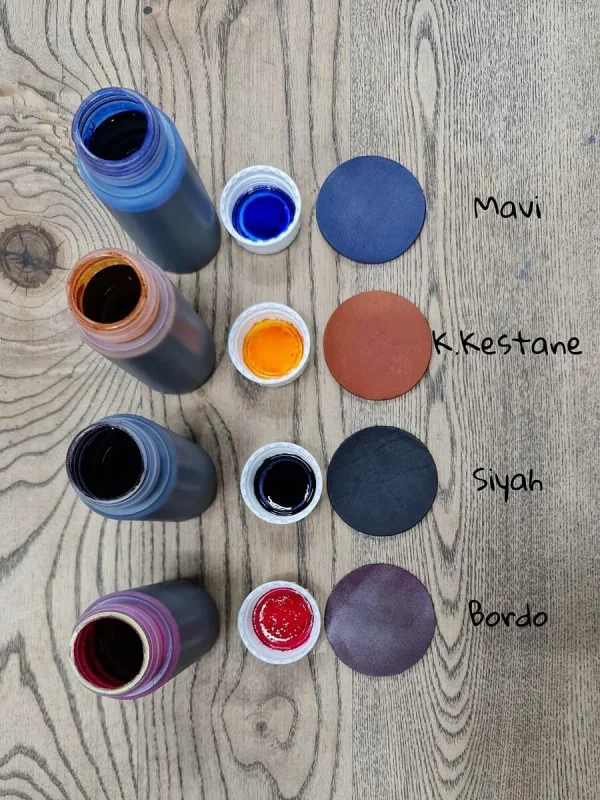 DERLY Color Su Bazlı Vejetal Deri Boyaları (250ml)