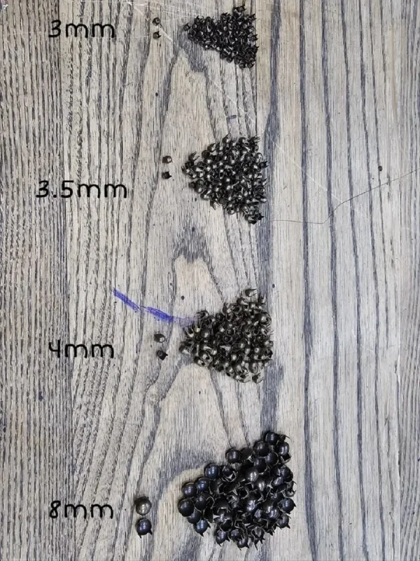 Dört Ayaklı Saç Trok Süs (3mm-3.5mm-4mm-8mm) Antik