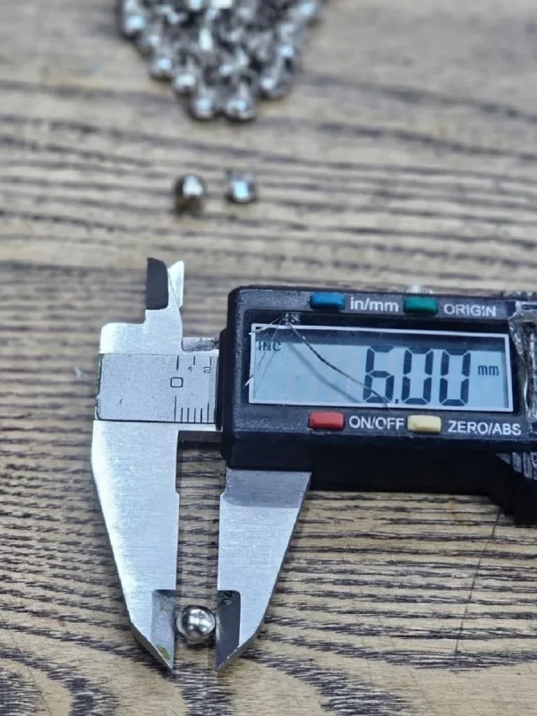 Dört Ayaklı Saç Trok Süs (6mm) Nikel