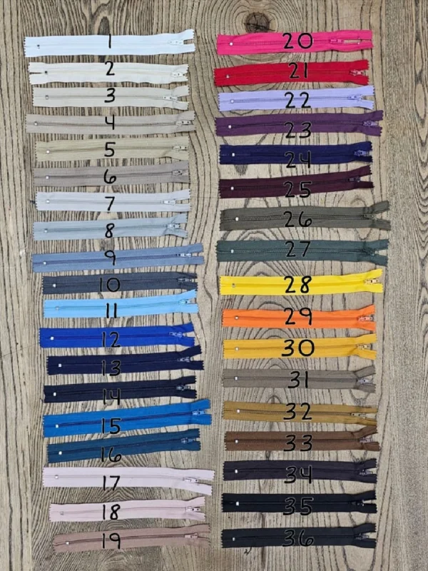 Fermuar (20cm) Plastik Cüzdan İçi