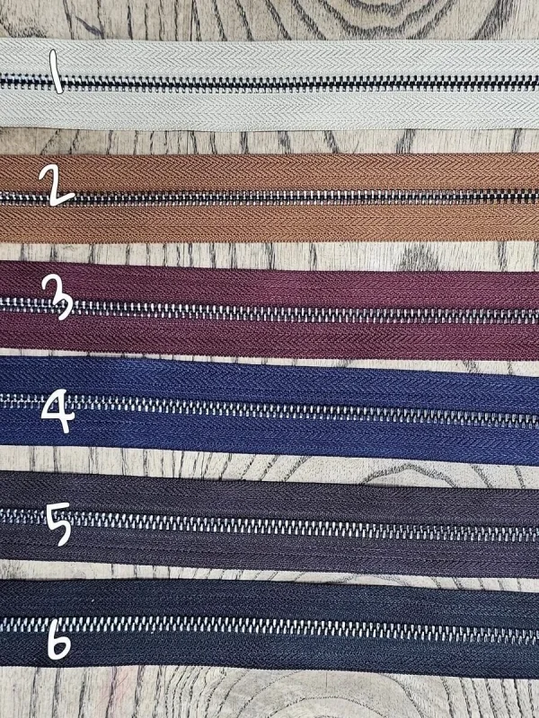 Fermuar Metal Diş Çift Taraflı Tip 5 Antrasit