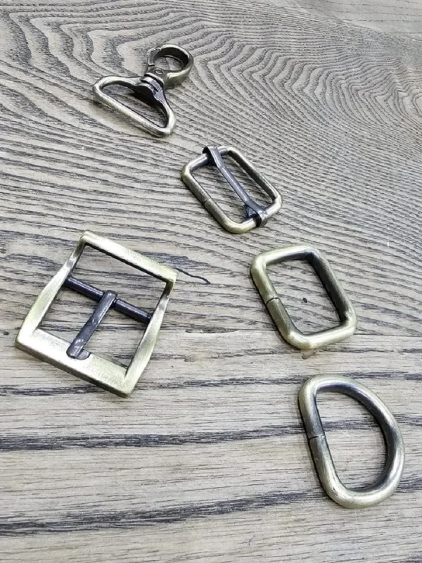 Fırçalı Antik 2.5 cm Metal Aksesuar