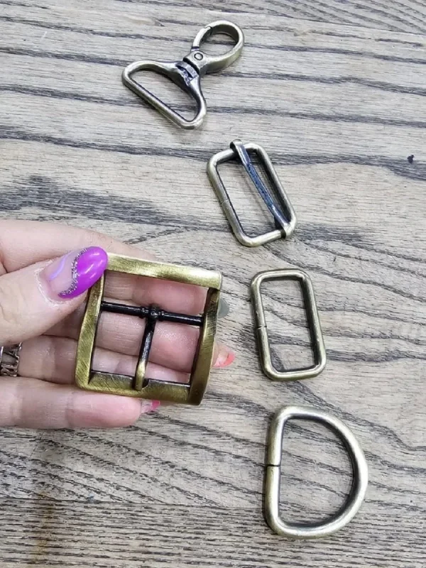 Fırçalı Antik 3 cm Metal Aksesuar