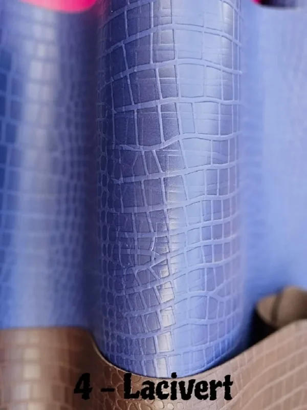 Mikro Timsah (Croco) Baskılı Vaketa Deri (1m-1.2mm)