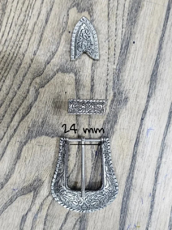 Süslü Nikel Kemer Tokası (24mm)