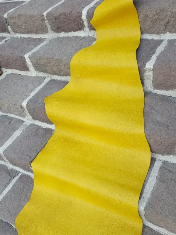 Vaketa Deri Çiçek Baskılı