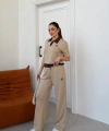 Bej Miu Miu Modal İkili Takım