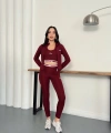 Bordo Alo Dalgıç Üçlü Lastikli Takım
