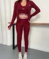 Bordo Alo Dalgıç Üçlü Lastikli Takım