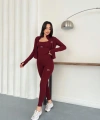 Bordo Alo Dalgıç Üçlü Takım