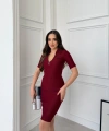 Bordo Alo Ottoman Elbise