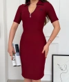 Bordo Alo Ottoman Elbise