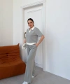 Gri Miu Miu Modal İkili Takım