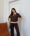 Kahve Miu Miu Modal İkili Takım
