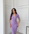 Lila Alo Ottoman Elbise