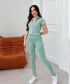 Mint Yeşili Alo Dalgıç Fermuarlı İkili Takım