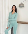 Mint Yeşili Alo Dalgıç Üçlü Takım