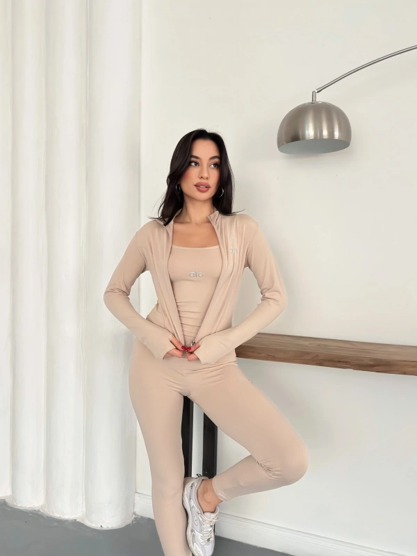 Bej Alo Dalgıç Üçlü Takım