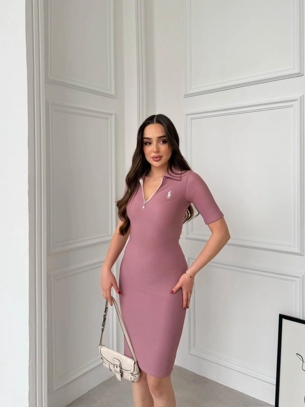 Gül Kurusu Polo Ottoman Elbise