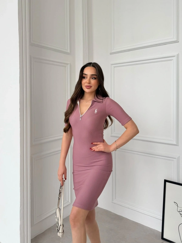 Gül Kurusu Polo Ottoman Elbise