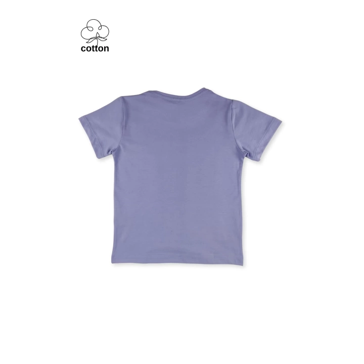 Basic Tasarım Unisex Yazlık Çocuk Kısa Kollu T-shirt