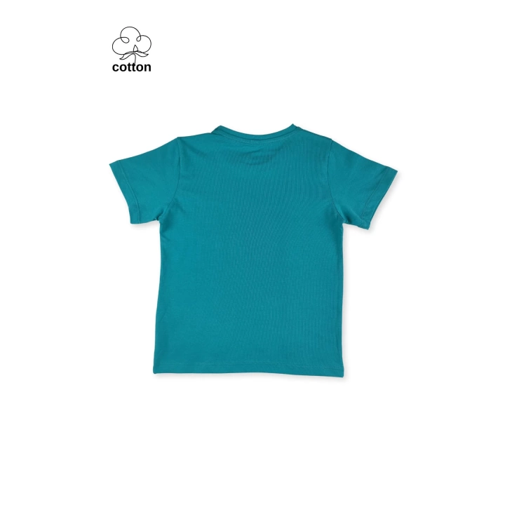 Basic Tasarım Unisex Yazlık Çocuk Kısa Kollu T-shirt