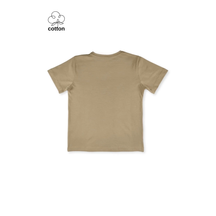 Basic Tasarım Unisex Yazlık Çocuk Kısa Kollu T-shirt