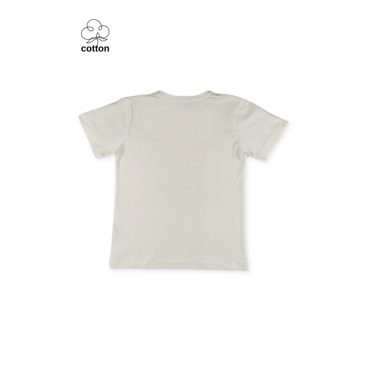 Basic Tasarım Unisex Yazlık Çocuk Kısa Kollu T-shirt