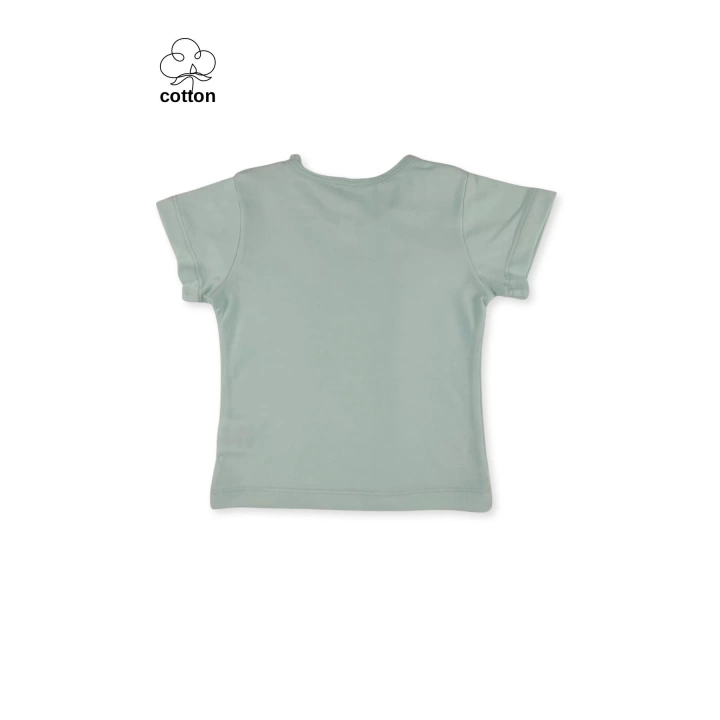 Basic Tasarım Unisex Yazlık Çocuk Kısa Kollu T-shirt