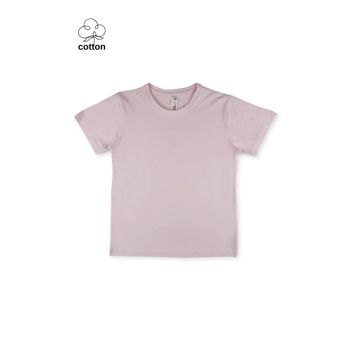 Basic Tasarım Unisex Yazlık Çocuk Kısa Kollu T-shirt