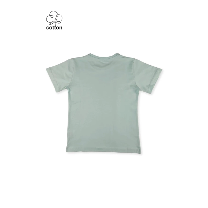 Basic Tasarım Unisex Yazlık Çocuk Kısa Kollu T-shirt