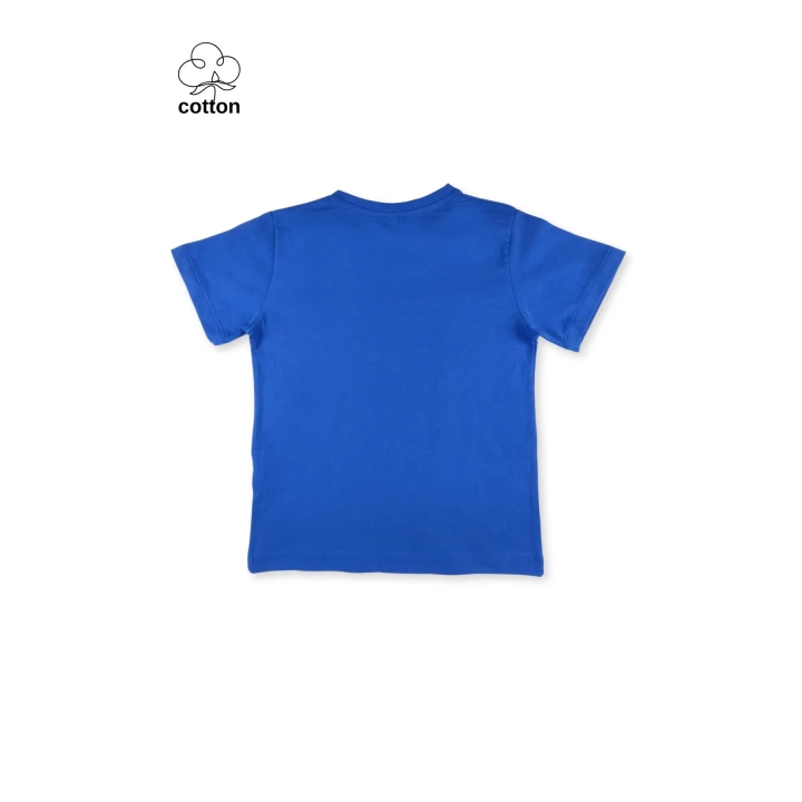 Basic Tasarım Unisex Yazlık Çocuk Kısa Kollu T-shirt