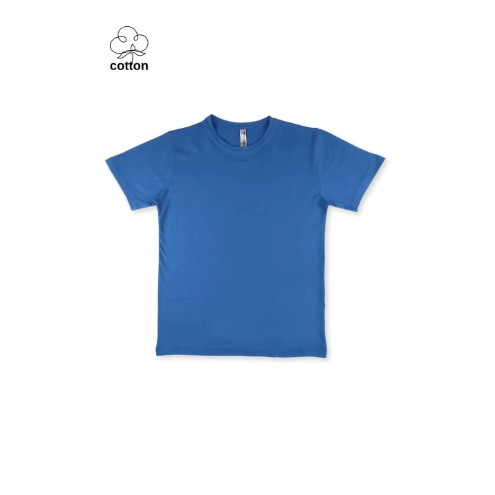 Basic Tasarım Unisex Yazlık Çocuk Kısa Kollu T-shirt