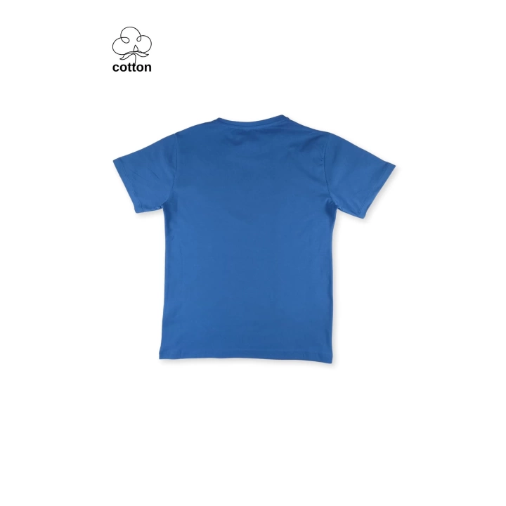 Basic Tasarım Unisex Yazlık Çocuk Kısa Kollu T-shirt