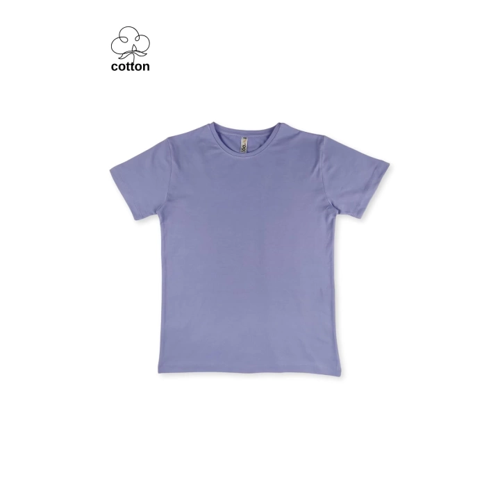 Basic Tasarım Unisex Yazlık Çocuk Kısa Kollu T-shirt