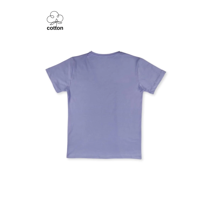 Basic Tasarım Unisex Yazlık Çocuk Kısa Kollu T-shirt