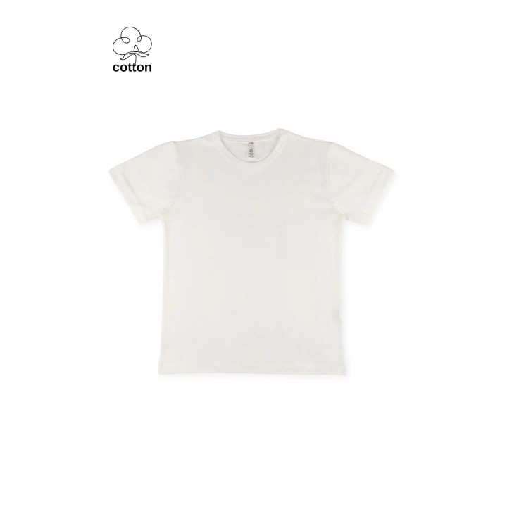 Basic Tasarım Unisex Yazlık Çocuk Kısa Kollu T-shirt