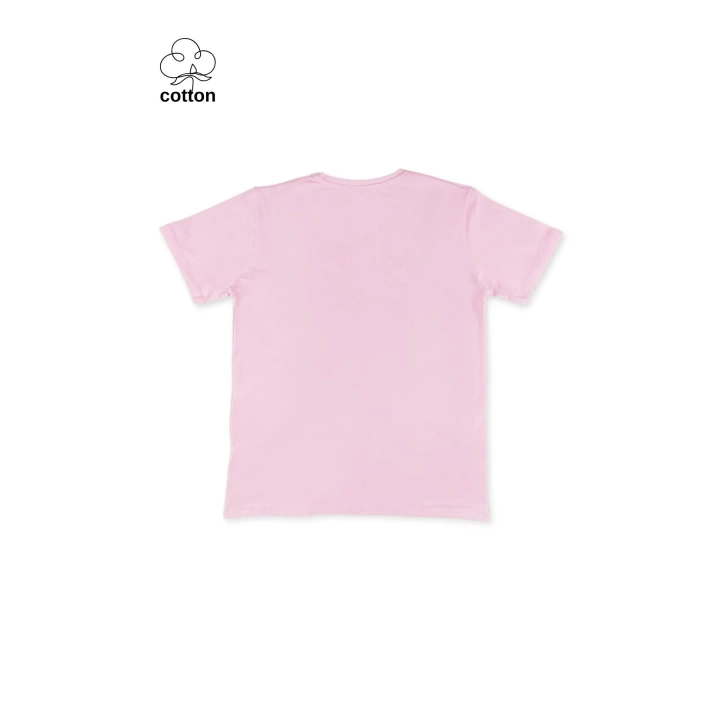 Basic Tasarım Unisex Yazlık Çocuk Kısa Kollu T-shirt