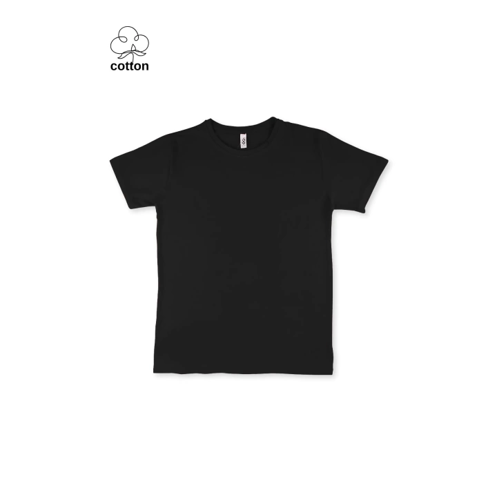 Basic Tasarım Unisex Yazlık Çocuk Kısa Kollu T-shirt