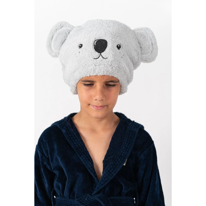 Çocuk Saç Havlusu Sevimli Koala Standart Unisex Saç bonesi