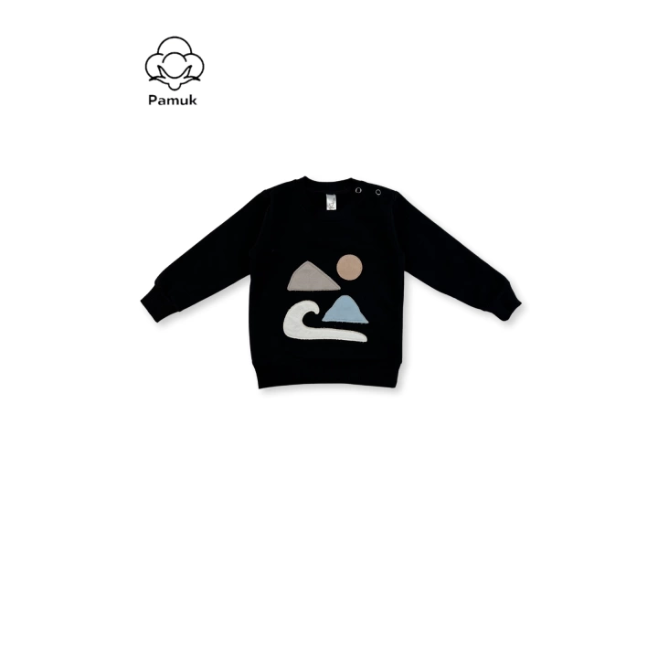 Erkek Bebek 4Lü Set Tasarım Nakışlı Mevsimlik Üst Sweatshirt