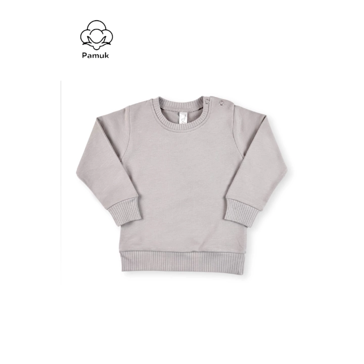 Kız Bebek 4Lü Set Düz Basic Mevsimlik Üst Sweatshirt