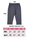 Erkek Kız Bebek Unisex 3Lü Set Basic Mevsimlik Ve Kışlık Alt Eşofman