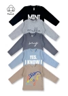 Erkek Kız Unisex Bebek 5Li Set Tasarım Nakışlı Ve Baskılı Mevsimlik Üst Sweatshirt