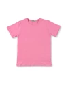Kız Erkek Çocuk 3Lü Set Basic Tasarım Düz Kısa Kol Üst T-shirt