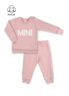 Unisex Erkek Kız Bebek Mini Nakışlı Mevsimlik Alt Üst Takım