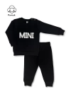 Unisex Erkek Kız Bebek Mini Nakışlı Mevsimlik Alt Üst Takım