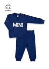 Unisex Erkek Kız Bebek Mini Nakışlı Mevsimlik Alt Üst Takım